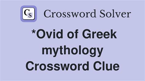 and others to ovid crossword|And others, to Ovid Crossword Clue Answers .